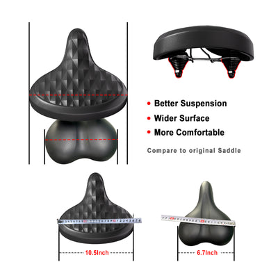 Oversized Comfortable Saddle