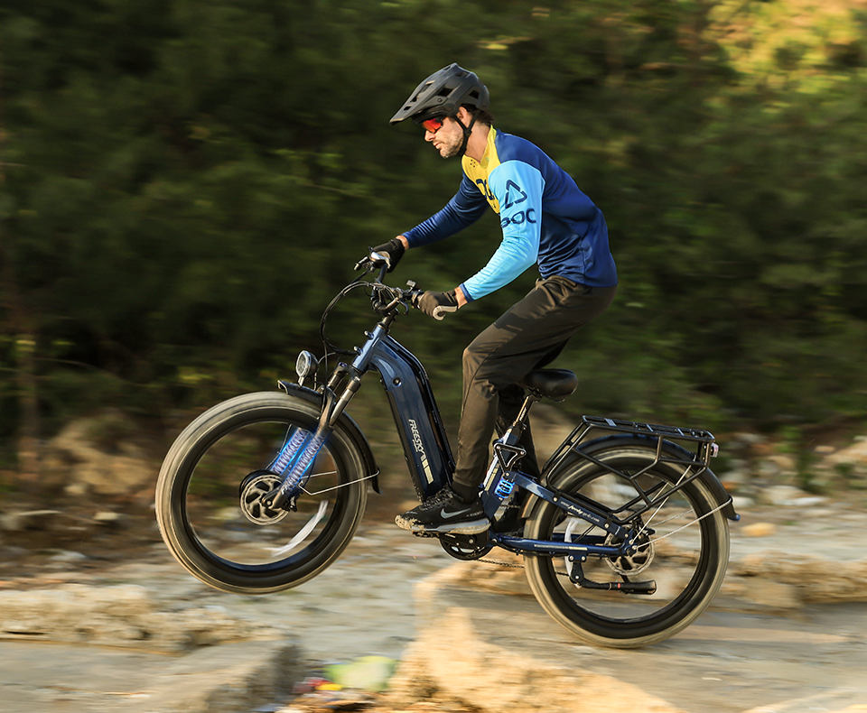 Freesky Ranger Air M-540 full dual suspension — smooth off-road trail riding Canada